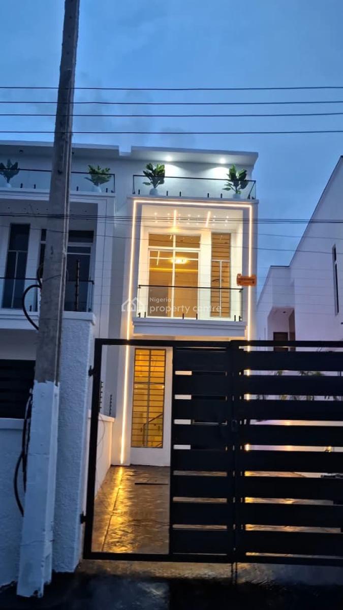 Well Finished and Beautiful 4bedroom Semi Detached House with a Bq, Oakland Estate, Sangotedo, Ajah, Lagos, Semi-detached Duplex for Sale