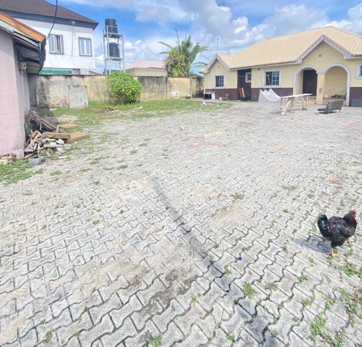 Commercial 3bedroom Bungalow on a Full Plot Facing a Major Road, Directly Facing Eputu Major Road, Eputu, Ibeju Lekki, Lagos, Detached Bungalow for Sale