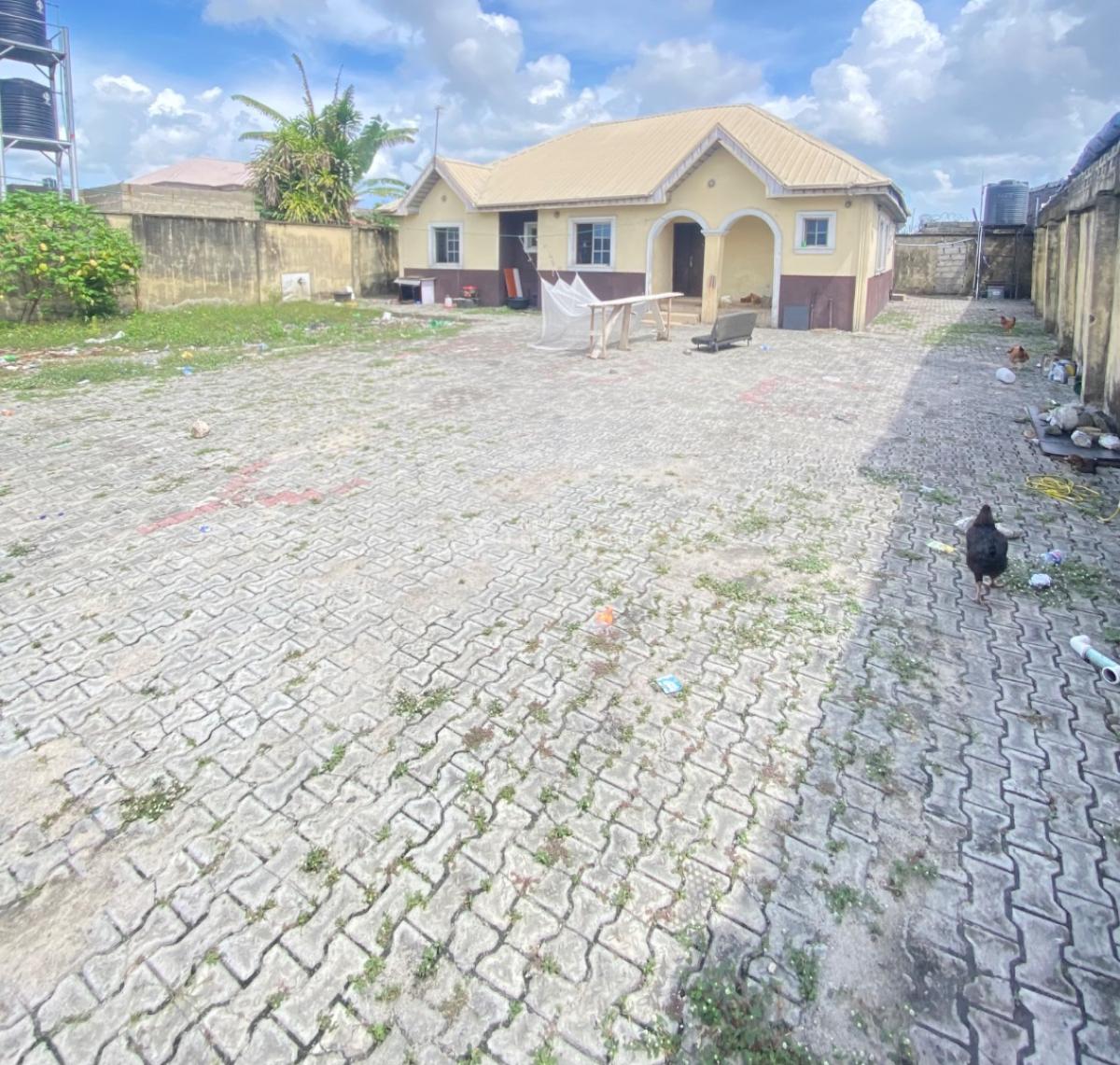Commercial 3bedroom Bungalow on a Full Plot Facing a Major Road, Directly Facing Eputu Major Road, Eputu, Ibeju Lekki, Lagos, Detached Bungalow for Sale