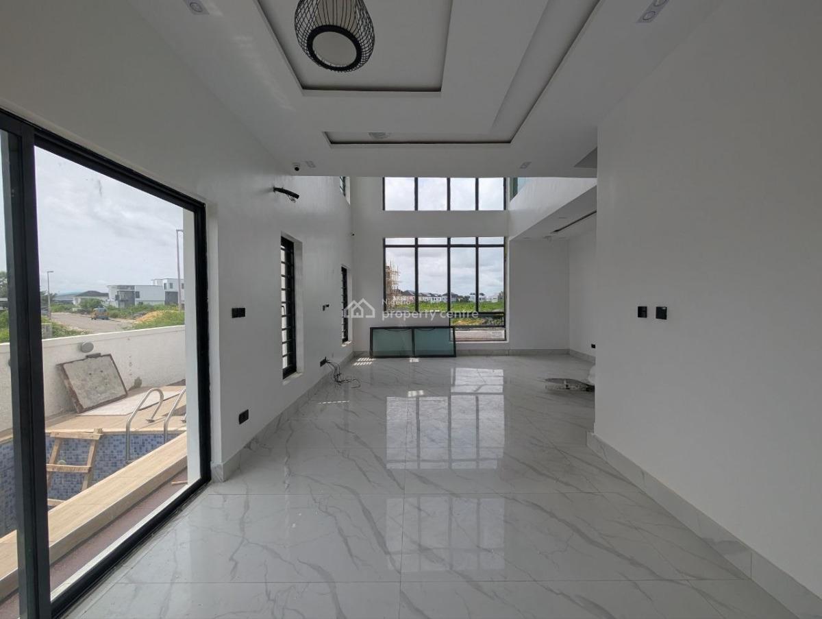 Newly Built 5 Bedroom Detached Duplex with Bq & Cinema, Royal Garden Estate, Ajah, Lagos, Detached Duplex for Sale