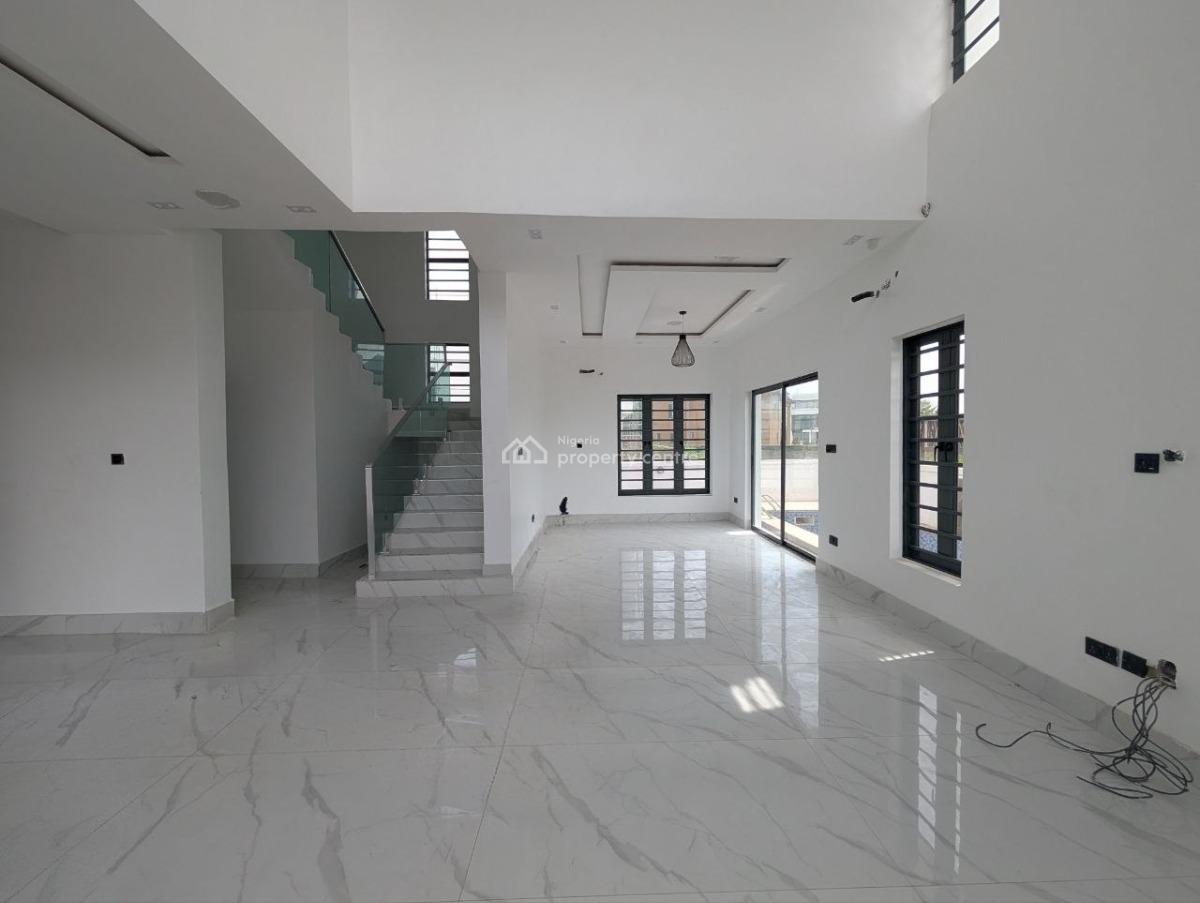 Newly Built 5 Bedroom Detached Duplex with Bq & Cinema, Royal Garden Estate, Ajah, Lagos, Detached Duplex for Sale