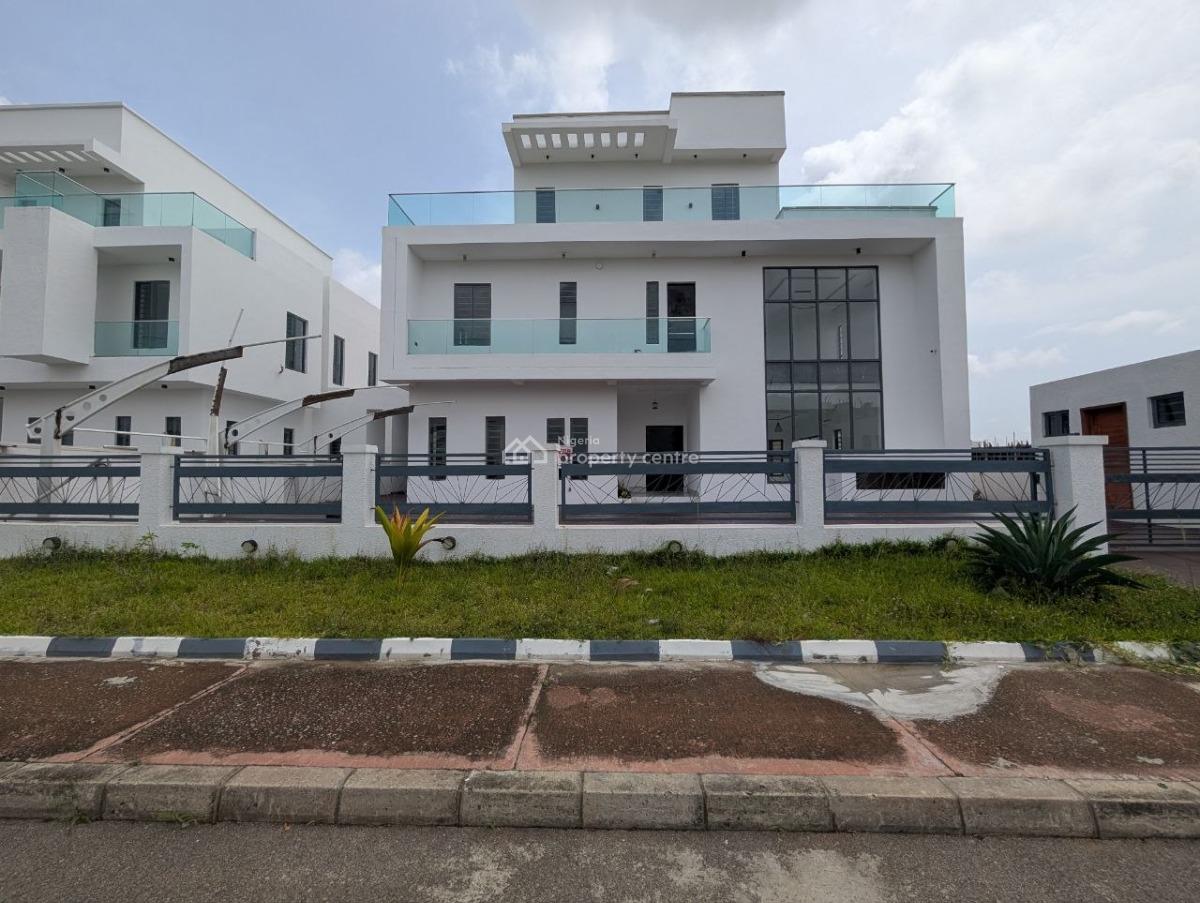Newly Built 5 Bedroom Detached Duplex with Bq & Cinema, Royal Garden Estate, Ajah, Lagos, Detached Duplex for Sale