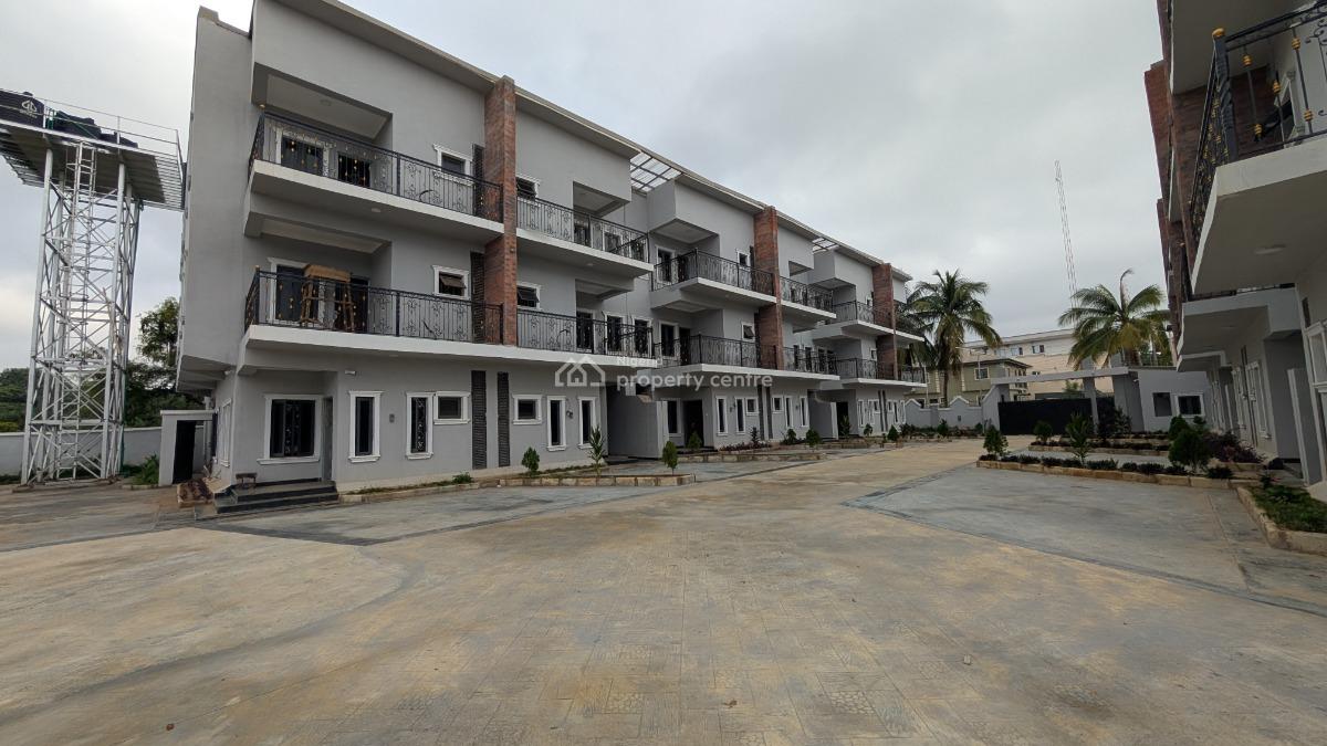 Newly Built and Luxury 4bedroom Terrace with Bq, Wuse, Abuja, Terraced Duplex for Sale