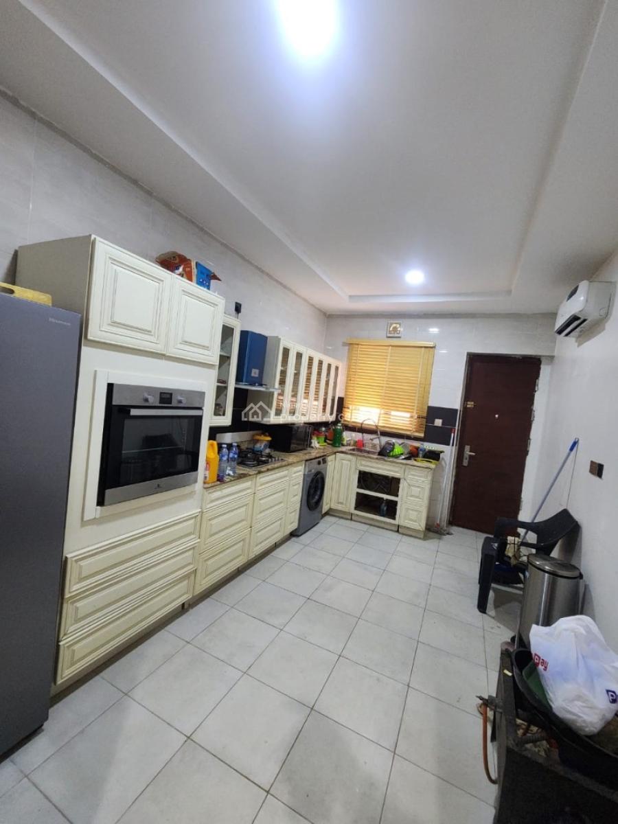 Furnished 4 Bedroom Terrace House with 1-room Boys Quarters, Off Bourdillon Road, Ikoyi, Lagos, Terraced Duplex for Rent