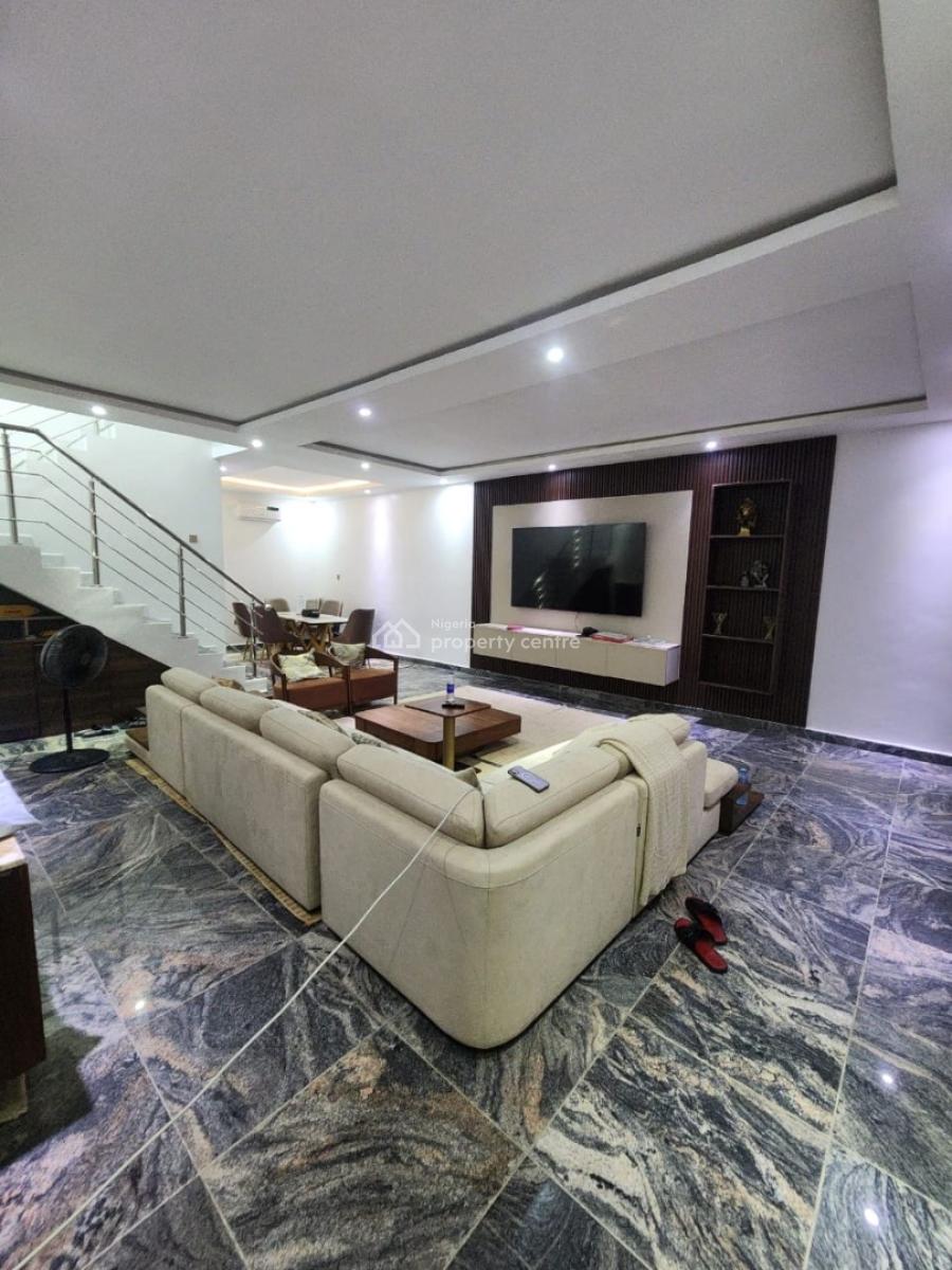 Furnished 4 Bedroom Terrace House with 1-room Boys Quarters, Off Bourdillon Road, Ikoyi, Lagos, Terraced Duplex for Rent