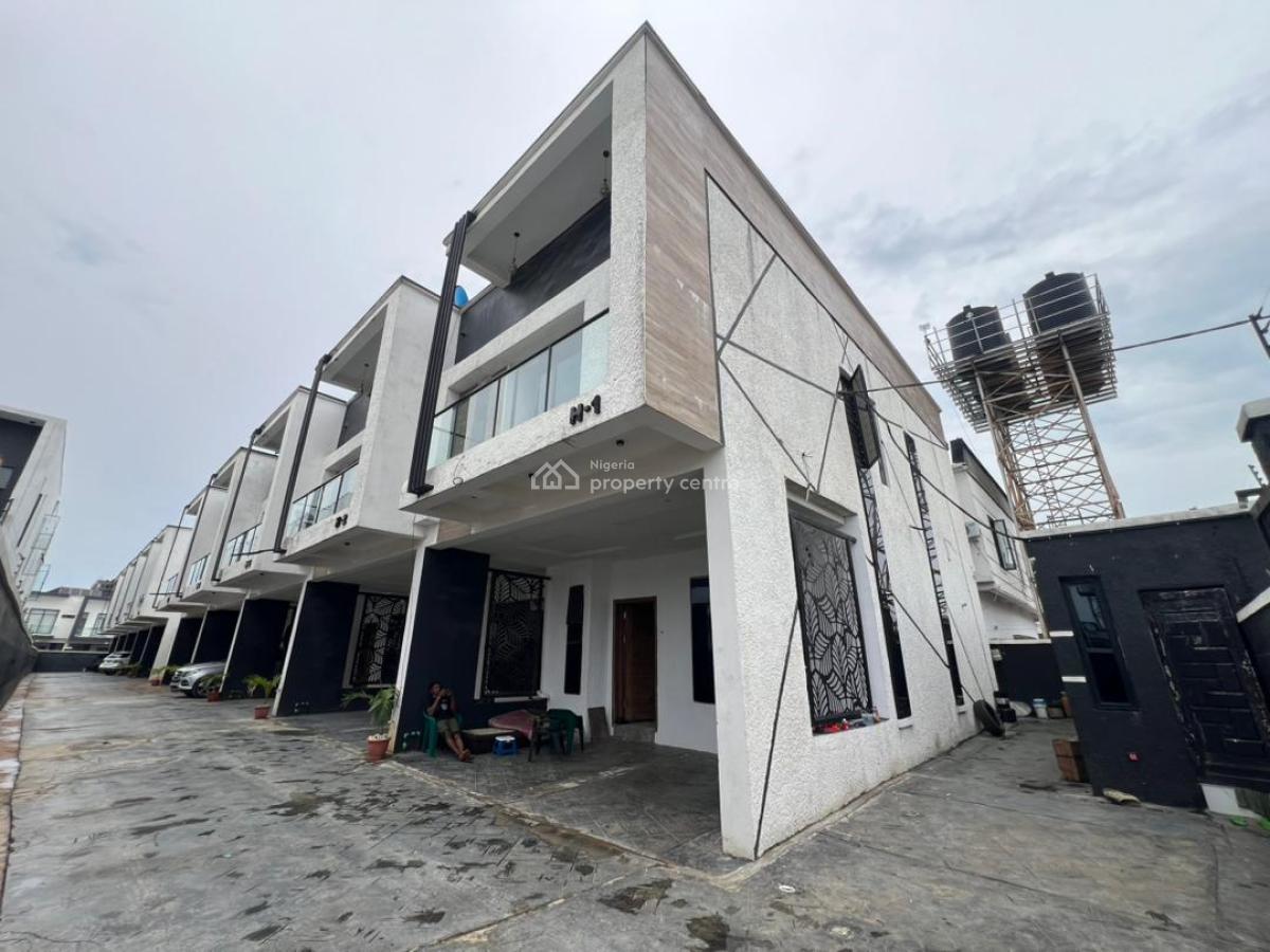 Spacious 4 Bedroom Terrace Duplex, Ikota, Lekki, Lagos, Terraced Duplex for Rent