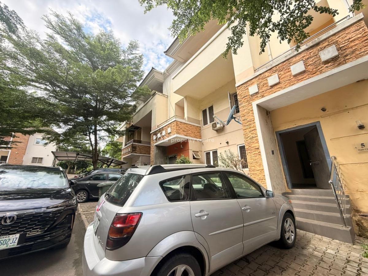 4 Bedroom Terrace with Bq, Apo, Abuja, Terraced Duplex for Rent