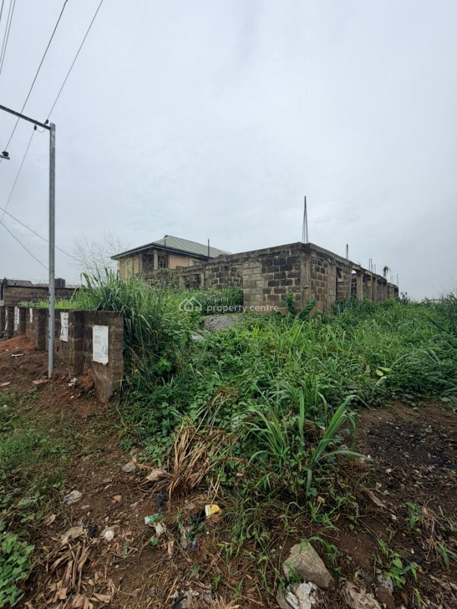 2 Units of 2 Bedroom + 1 Unit of 1 Bed Structure on a Full Plot, Magboro, Ogun, Block of Flats for Sale