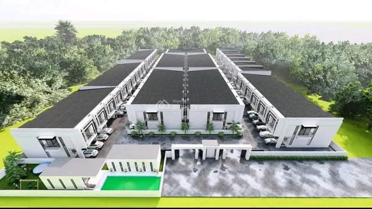 Luxury Fully Automated 4 Bedroom Terrace, Creeklane Estate, Along Pinnock Beach Estate, Osapa London, Lekki, Lekki, Lagos, Terraced Duplex for Sale