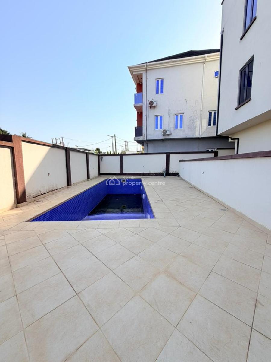 Exquisitely Built 4 Bedroom Semi Detached Duplex with Bq, Panoramic Detailed Home with 2 Study Room in a Secured Estate, Opebi, Ikeja, Lagos, Semi-detached Duplex for Sale