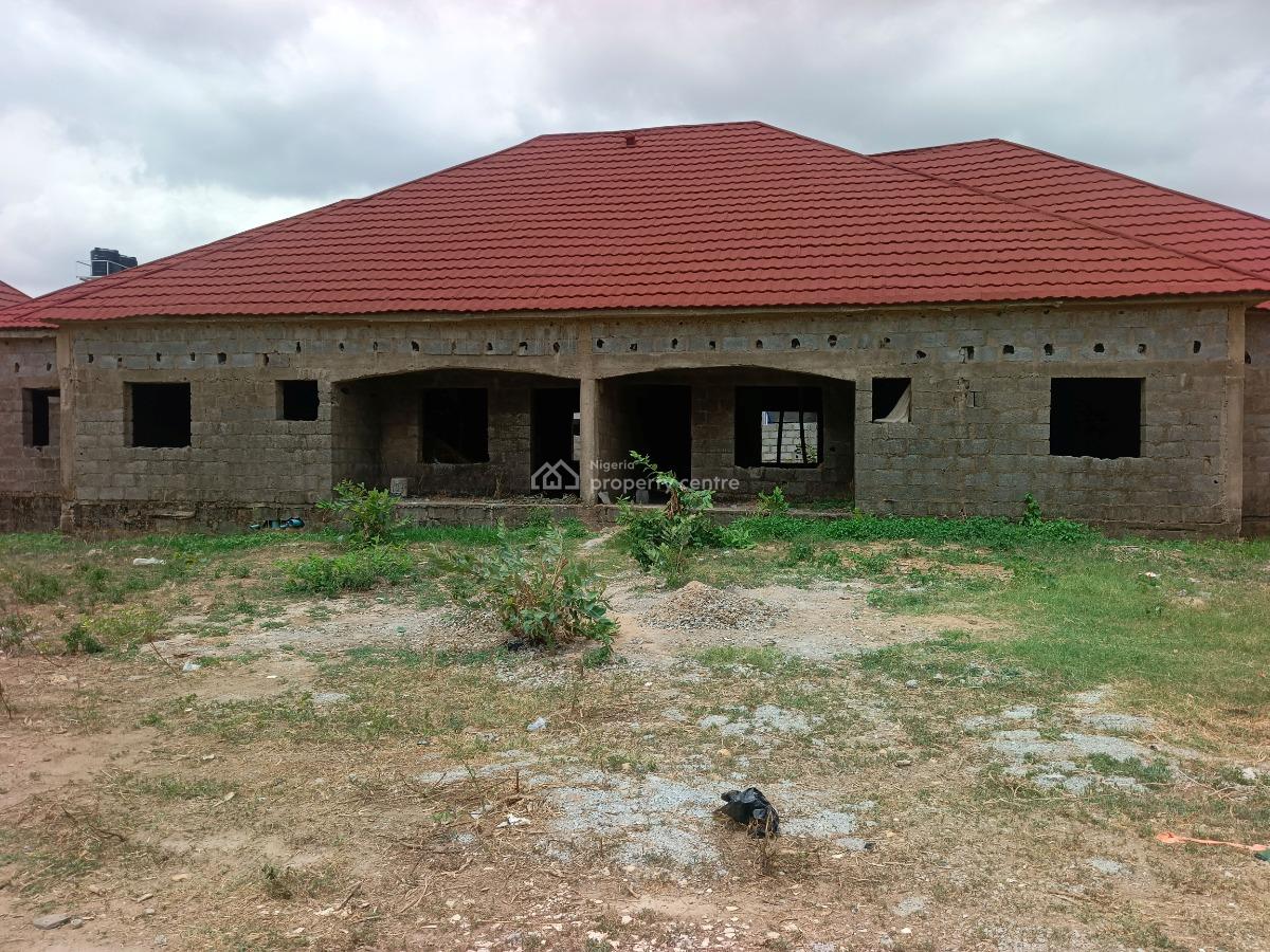 3 Bedrooms Semi-detached Bungalow Carcass, Fha (f.h.a), Lugbe District, Abuja, Semi-detached Bungalow for Sale