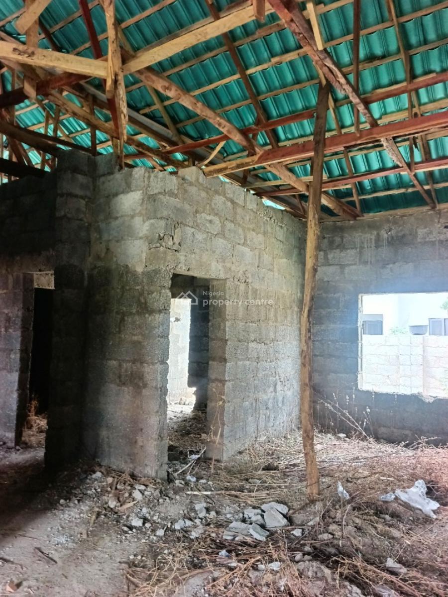 3 Bedrooms Semi-detached Bungalow Carcass, Fha (f.h.a), Lugbe District, Abuja, Semi-detached Bungalow for Sale