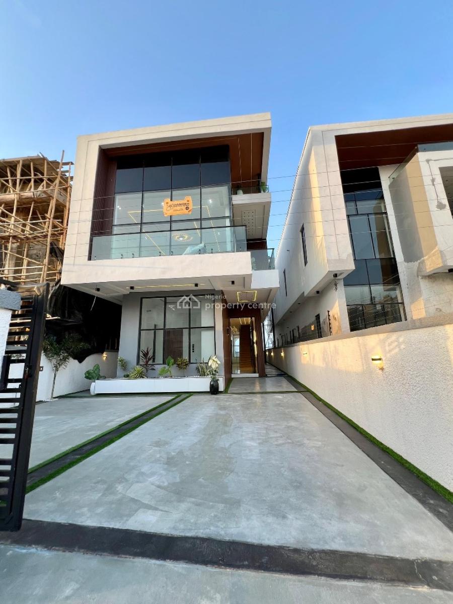 Stunning Luxury 5 Bedroom Fully Duplex with Swimming Pool and Bq, Ajah, Lagos, Detached Duplex for Sale