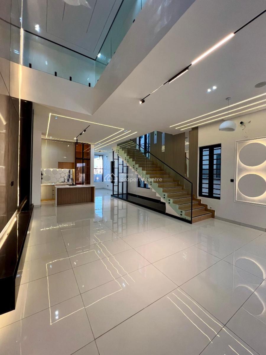 Stunning Luxury 5 Bedroom Fully Duplex with Swimming Pool and Bq, Ajah, Lagos, Detached Duplex for Sale
