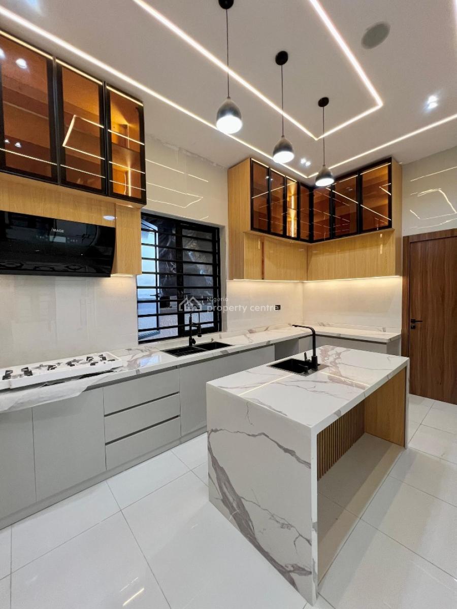 Stunning Luxury 5 Bedroom Fully Duplex with Swimming Pool and Bq, Ajah, Lagos, Detached Duplex for Sale