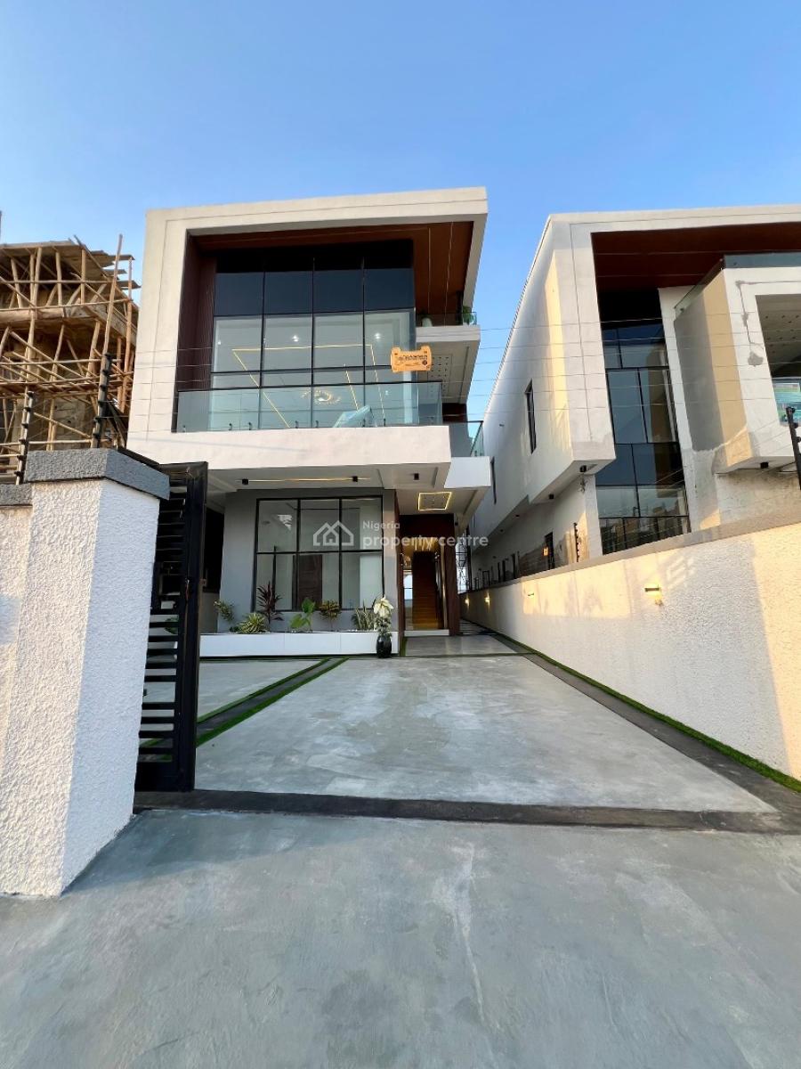 Stunning Luxury 5 Bedroom Fully Duplex with Swimming Pool and Bq, Ajah, Lagos, Detached Duplex for Sale
