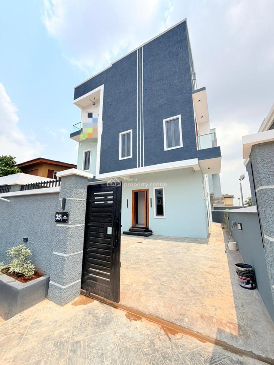 Beautifully Crafted 5 Bedroom Fully Detached Duplex Plus Bq, Majestically Built Home with Bq in a Secured Estate, Adeniyi Jones, Ikeja, Lagos, Detached Duplex for Sale