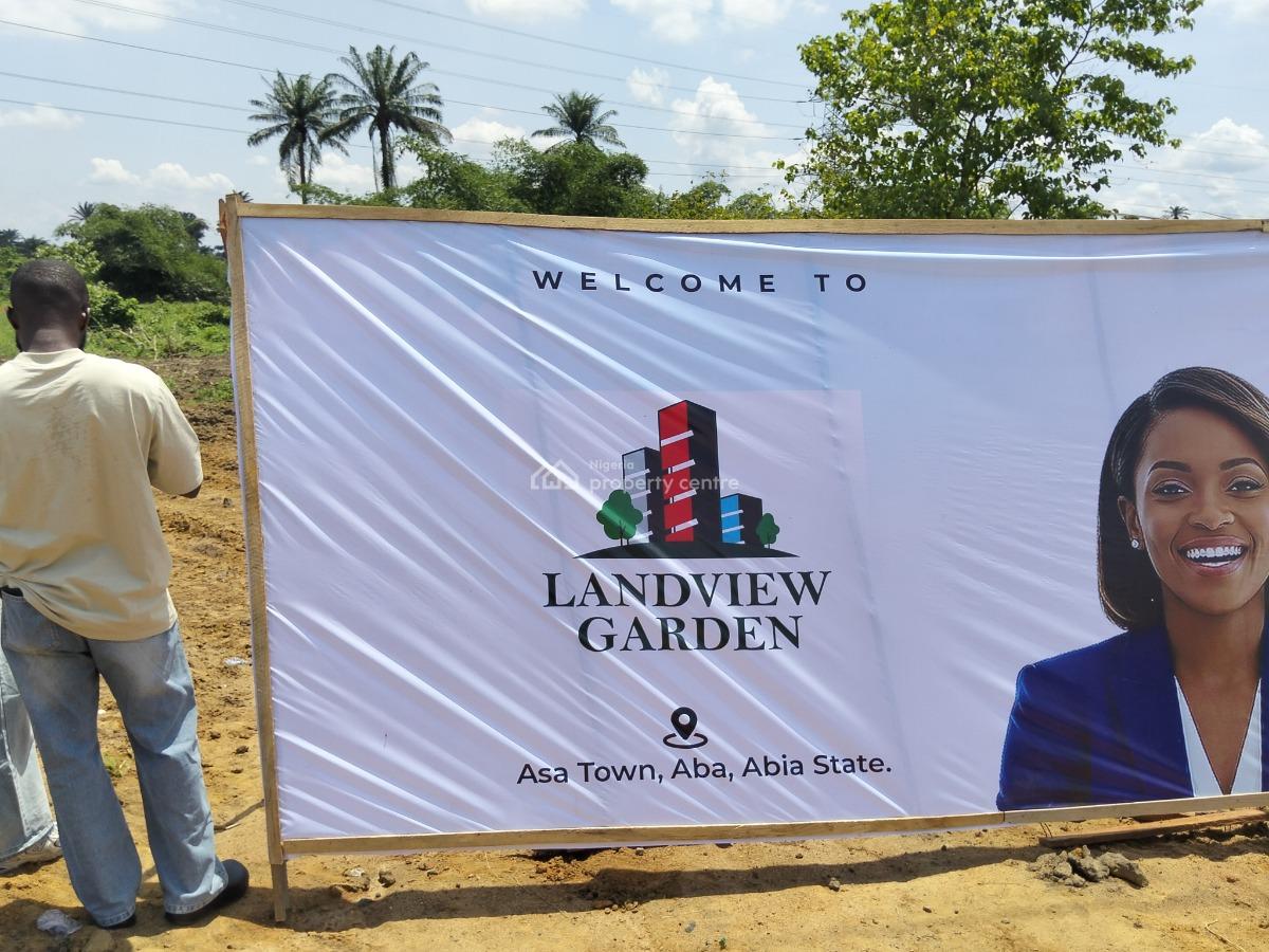 Land with C of O Suitable for Residential, Landview Gardens, Facing Aba- Portharcourt Express Way, Aba, Abia, Residential Land for Sale