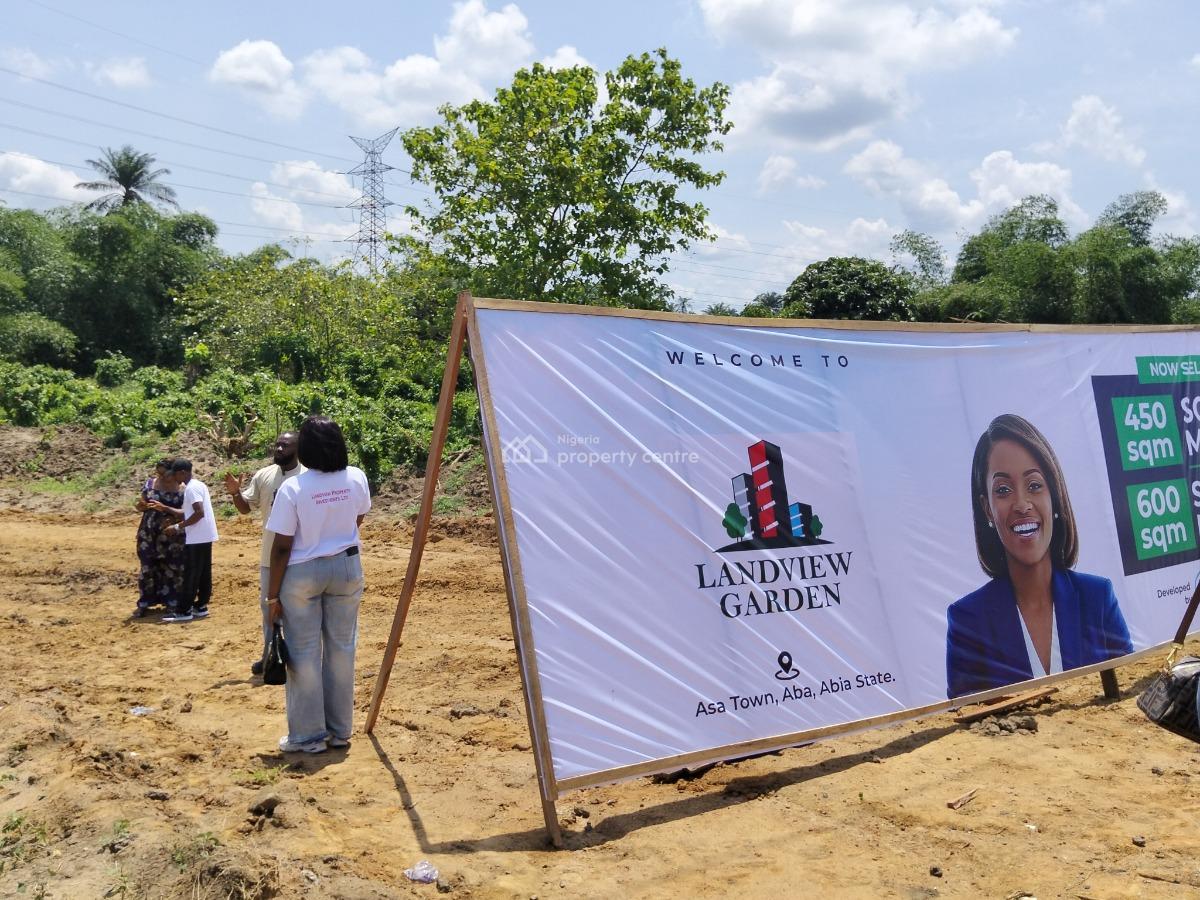 Land with C of O Suitable for Residential, Landview Gardens, Facing Aba- Portharcourt Express Way, Aba, Abia, Residential Land for Sale