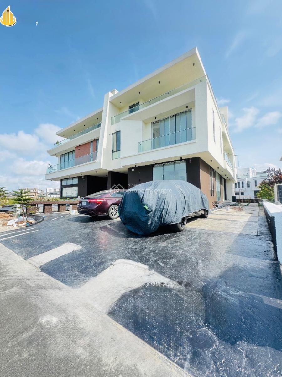 Contemporary 5 Bedroom Senu Detached Duplex with Bq, Cowrie Creek Estate, Ikate, Lekki, Lagos, Semi-detached Duplex for Rent