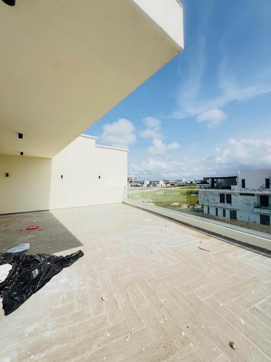 Contemporary 5 Bedroom Senu Detached Duplex with Bq, Cowrie Creek Estate, Ikate, Lekki, Lagos, Semi-detached Duplex for Rent