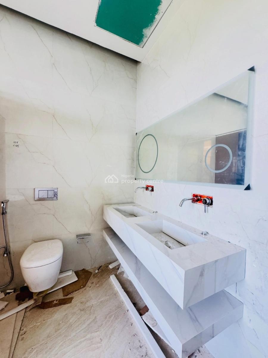 Contemporary 5 Bedroom Senu Detached Duplex with Bq, Cowrie Creek Estate, Ikate, Lekki, Lagos, Semi-detached Duplex for Rent