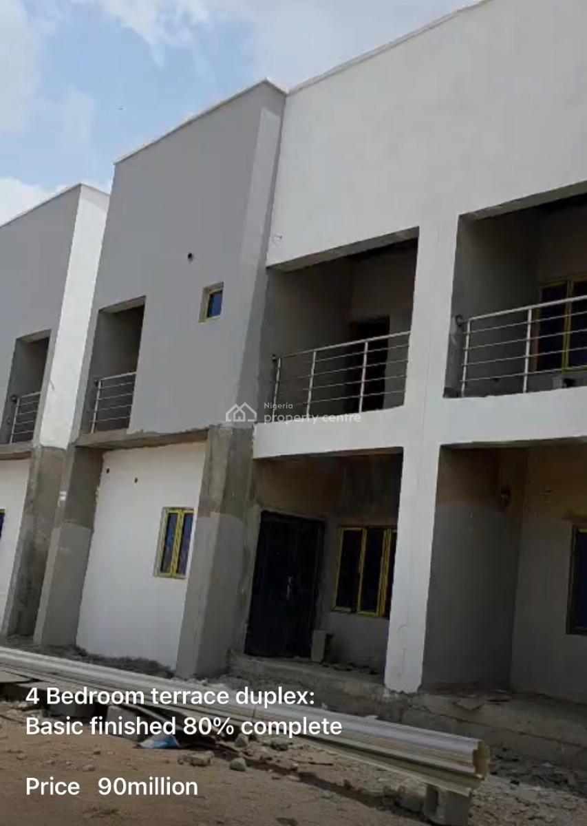 4 Bedroom Terraced Duplex, Adjacent Centenary City, Lugbe District, Abuja, Terraced Duplex for Sale