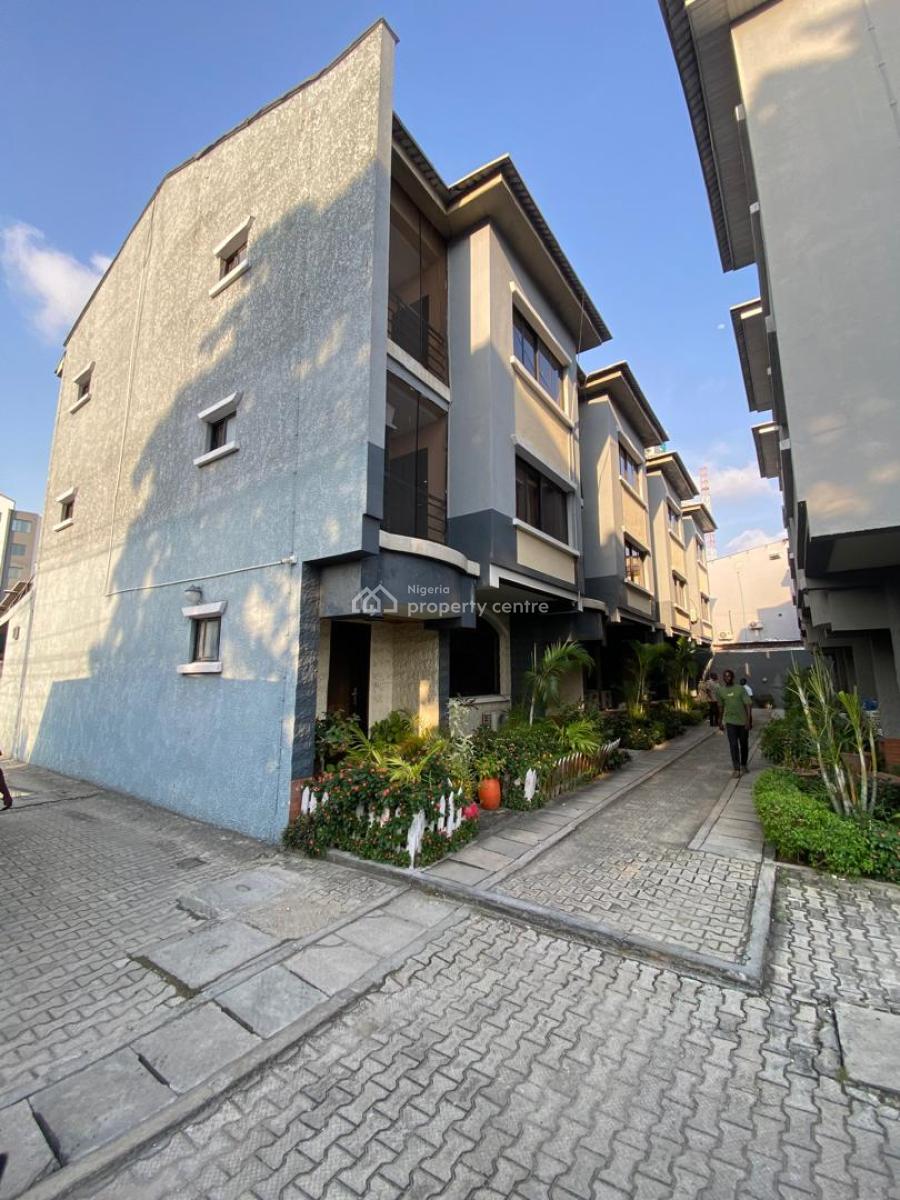 4 Bedroom Self Serviced  Terraced House + Bq, Victoria Island (vi), Lagos, Terraced Duplex for Rent