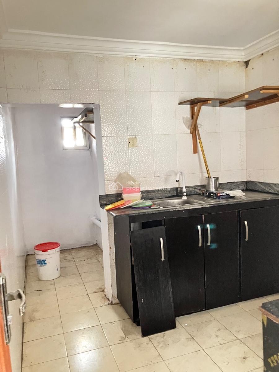 Beautiful 2 Bedroom Flat Upstairs All Room Ensuite Painted, Off Total Filling Station, Oregun, Ikeja, Lagos, Flat / Apartment for Rent
