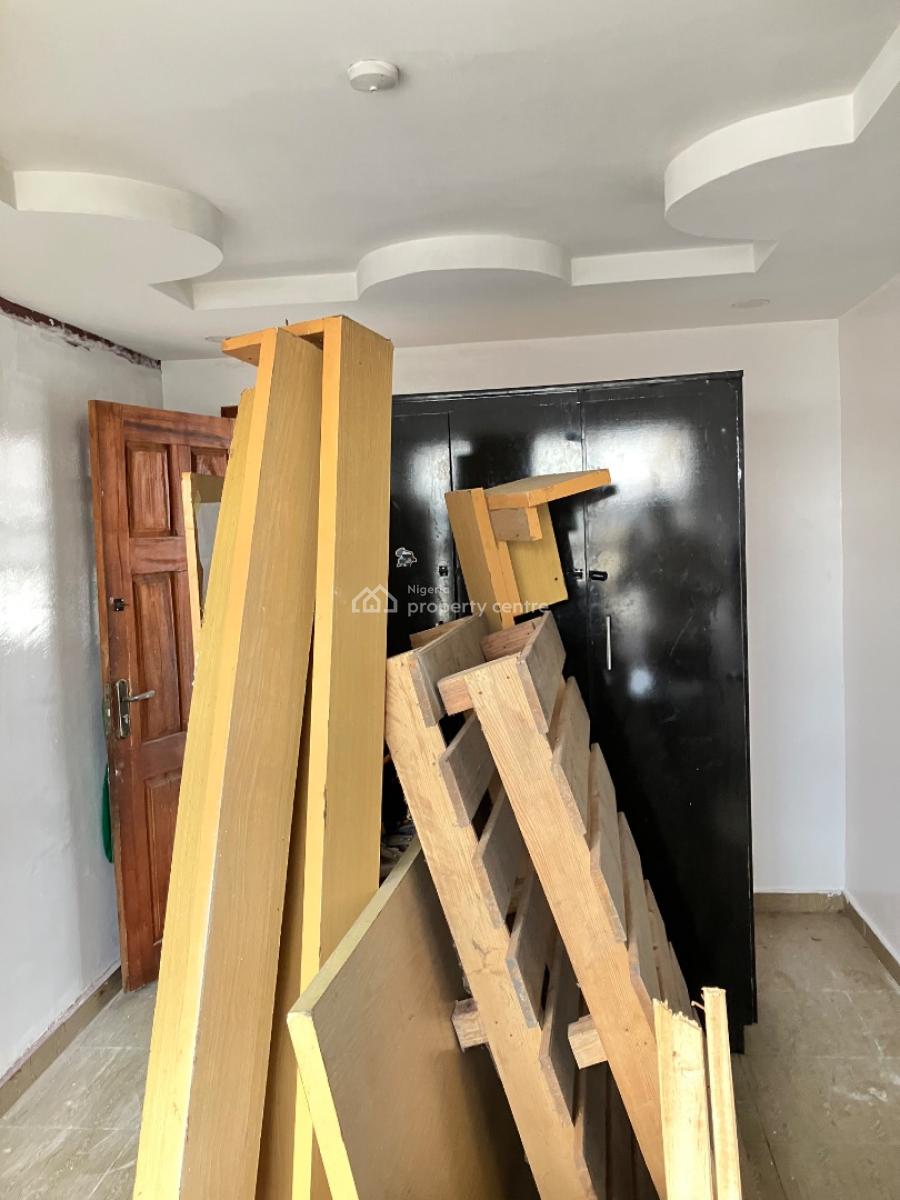 Beautiful 2 Bedroom Flat Upstairs All Room Ensuite Painted, Off Total Filling Station, Oregun, Ikeja, Lagos, Flat / Apartment for Rent