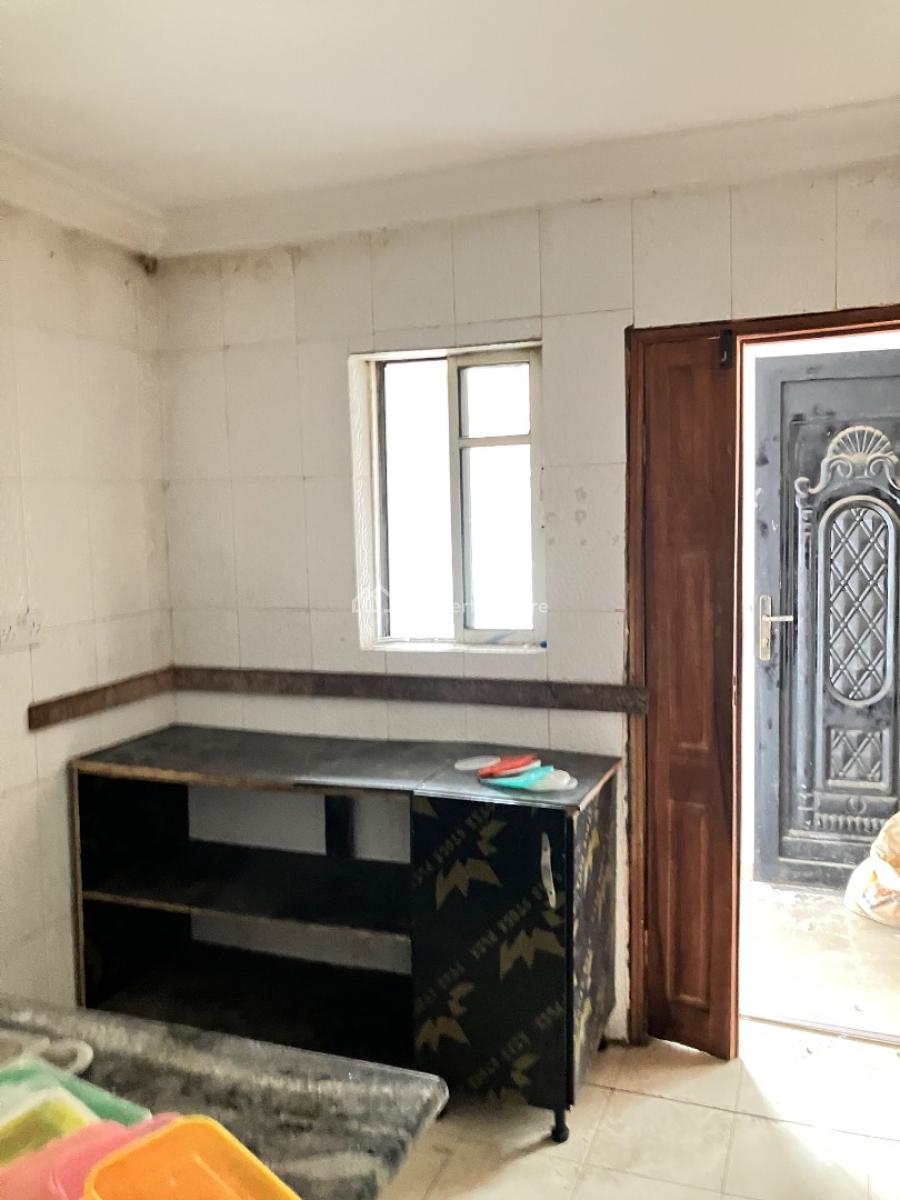 Beautiful 2 Bedroom Flat Upstairs All Room Ensuite Painted, Off Total Filling Station, Oregun, Ikeja, Lagos, Flat / Apartment for Rent