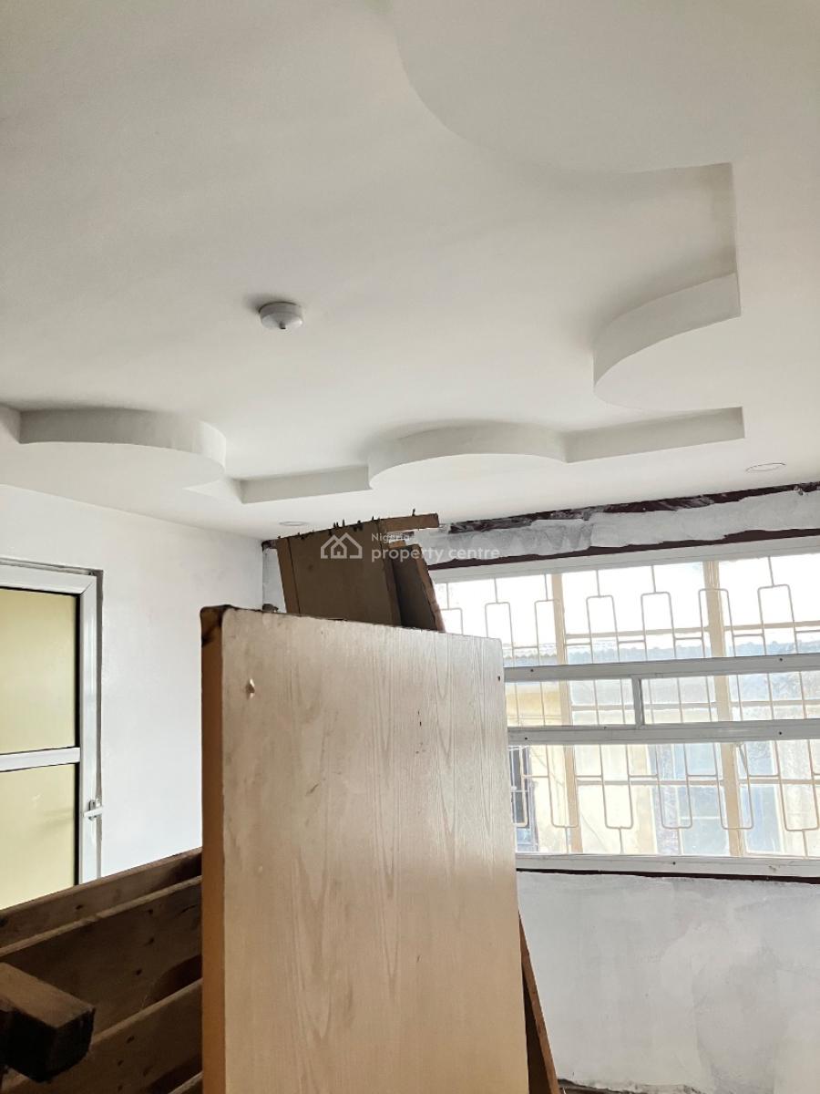 Beautiful 2 Bedroom Flat Upstairs All Room Ensuite Painted, Off Total Filling Station, Oregun, Ikeja, Lagos, Flat / Apartment for Rent
