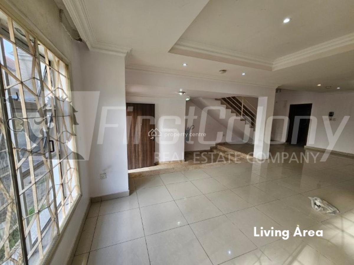 Fully Serviced Contemporary 3 Bedroom Terraced House, Lekki Phase 1, Lekki, Lagos, Terraced Duplex for Rent