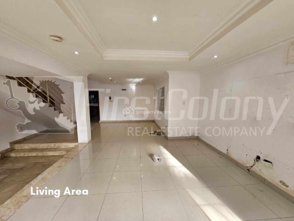 Fully Serviced Contemporary 3 Bedroom Terraced House, Lekki Phase 1, Lekki, Lagos, Terraced Duplex for Rent