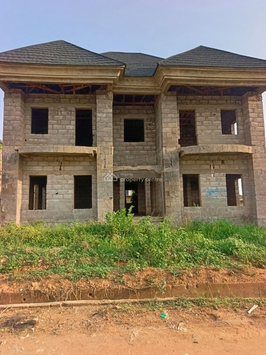 4bedroom Fully Detach Duplex Carcass in Apo -abuja, Apo District. Abuja - Nigeria., Apo Resettlement, Apo, Abuja, Detached Duplex for Sale