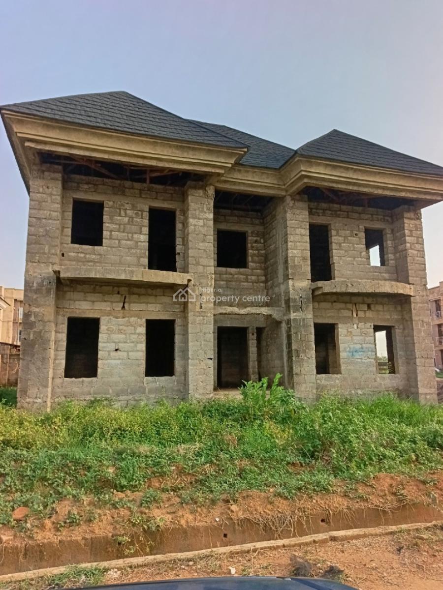 4bedroom Fully Detach Duplex Carcass in Apo -abuja, Apo District. Abuja - Nigeria., Apo Resettlement, Apo, Abuja, Detached Duplex for Sale
