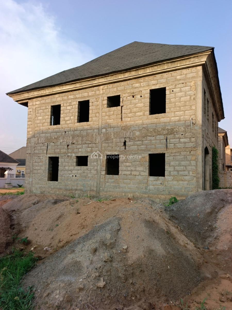 4bedroom Fully Detach Duplex Carcass in Apo -abuja, Apo District. Abuja - Nigeria., Apo Resettlement, Apo, Abuja, Detached Duplex for Sale
