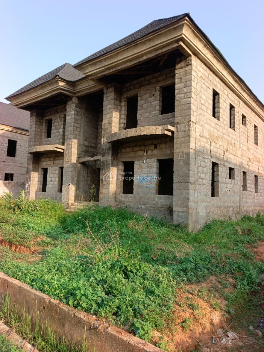4bedroom Fully Detach Duplex Carcass in Apo -abuja, Apo District. Abuja - Nigeria., Apo Resettlement, Apo, Abuja, Detached Duplex for Sale