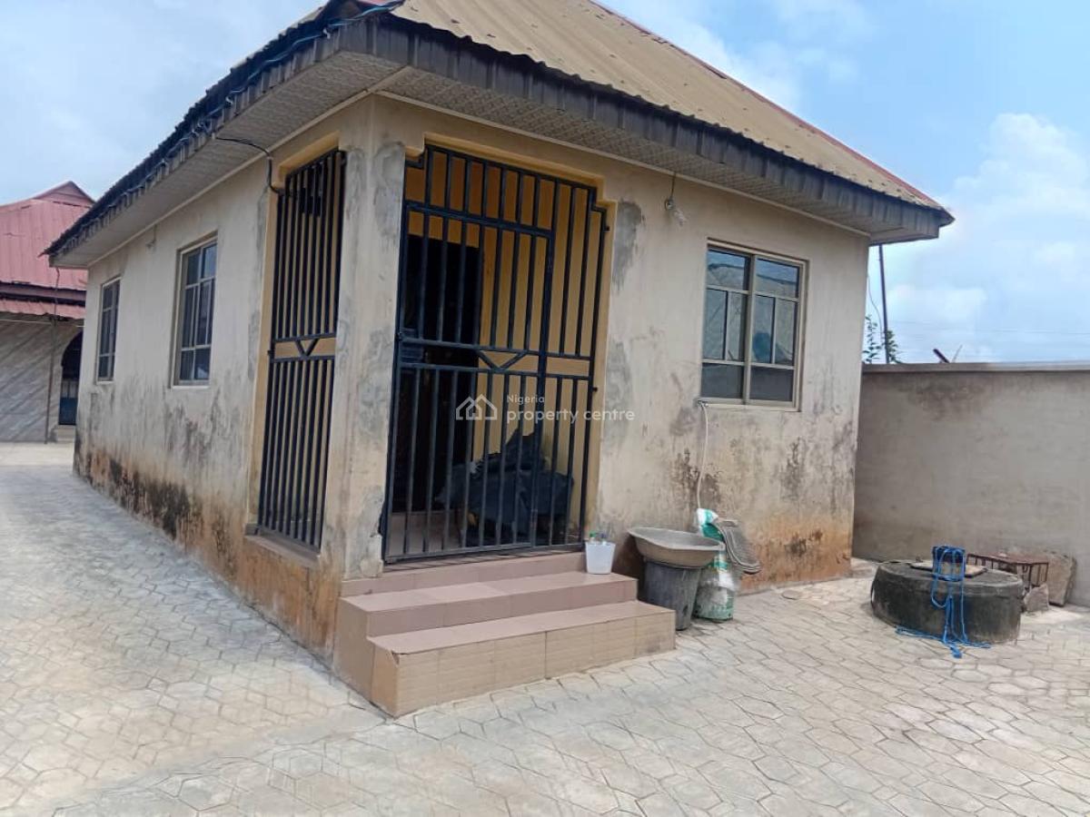 A2-bedroom Flat, 1-bedroom Flat with a Shop in Front, Parking, & Gated, Orunkole Phase 3, Mowe Town, Ogun, Flat / Apartment for Sale