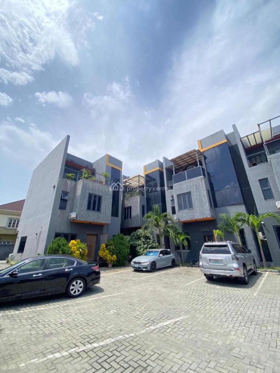 Fully Furnished 4-bedroom Terrace Duplex with Bq, Lekki Phase 1, Lekki, Lagos, Terraced Duplex for Sale