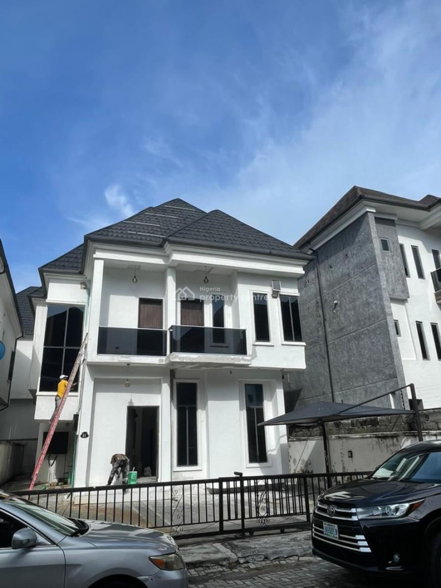 4 Bedroom Datched Duplex with Bq, Chevron, Lekki, Lagos, Detached Duplex for Rent