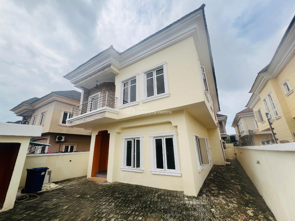 5 Bedroom Fully Detached Duplex Private Compound, Behind Megachicken Restaurant Ikota, Ikota, Lekki, Lagos, Detached Duplex for Rent