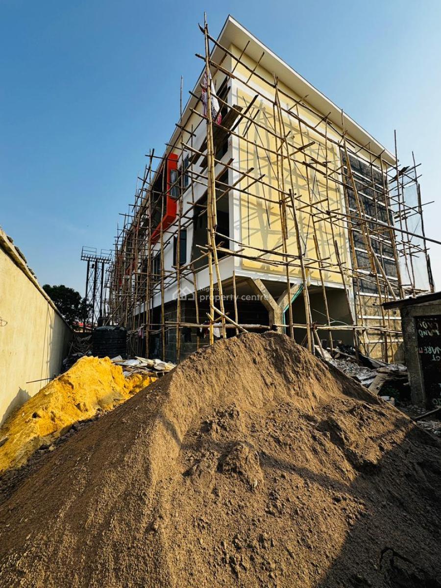 Newly Built 4 Bedroom Terrace Duplex with Study, Beautifully Designed Home with Study, Bq in a Secured Estate, Ojodu, Lagos, Terraced Duplex for Sale