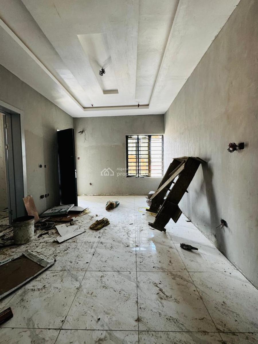 Newly Built 4 Bedroom Terrace Duplex with Study, Beautifully Designed Home with Study, Bq in a Secured Estate, Ojodu, Lagos, Terraced Duplex for Sale