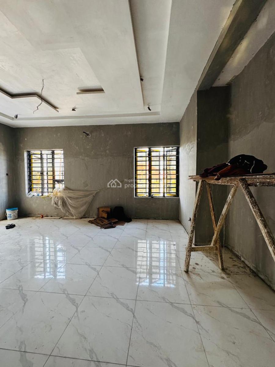 Newly Built 4 Bedroom Terrace Duplex with Study, Beautifully Designed Home with Study, Bq in a Secured Estate, Ojodu, Lagos, Terraced Duplex for Sale