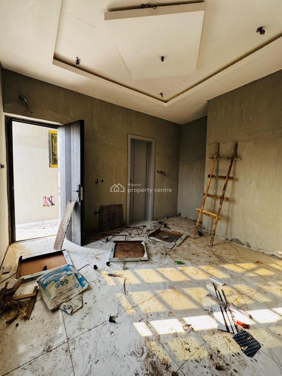 Newly Built 4 Bedroom Terrace Duplex with Study, Beautifully Designed Home with Study, Bq in a Secured Estate, Ojodu, Lagos, Terraced Duplex for Sale