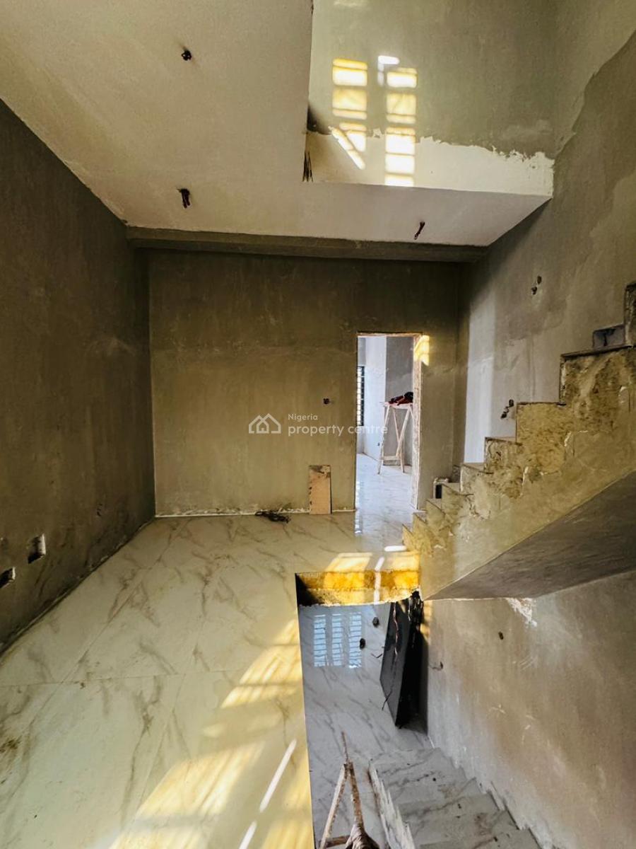 Newly Built 4 Bedroom Terrace Duplex with Study, Beautifully Designed Home with Study, Bq in a Secured Estate, Ojodu, Lagos, Terraced Duplex for Sale