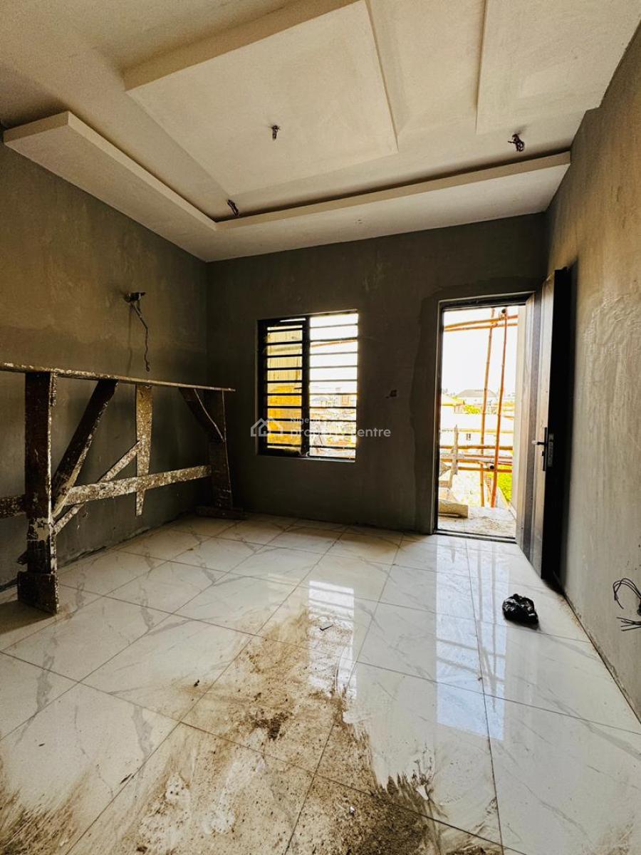 Newly Built 4 Bedroom Terrace Duplex with Study, Beautifully Designed Home with Study, Bq in a Secured Estate, Ojodu, Lagos, Terraced Duplex for Sale