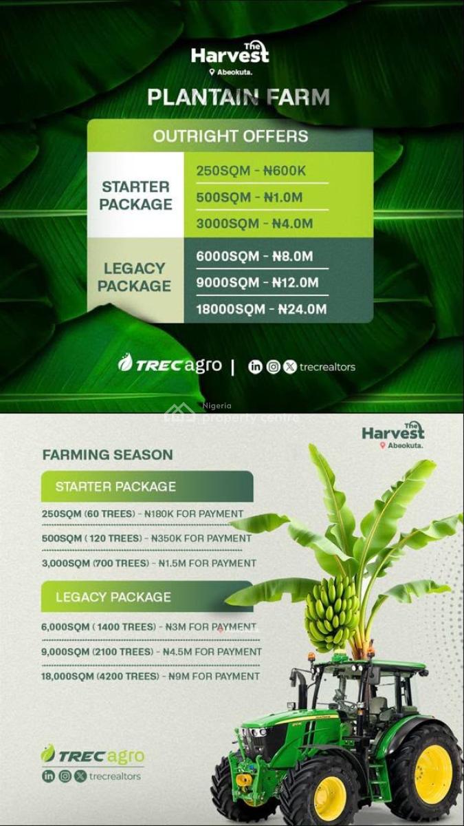 Farm Land for Agriculture and Investment, Alabata,off Funaab Abeokuta Ogun State, Abeokuta North, Ogun, Commercial Land for Sale