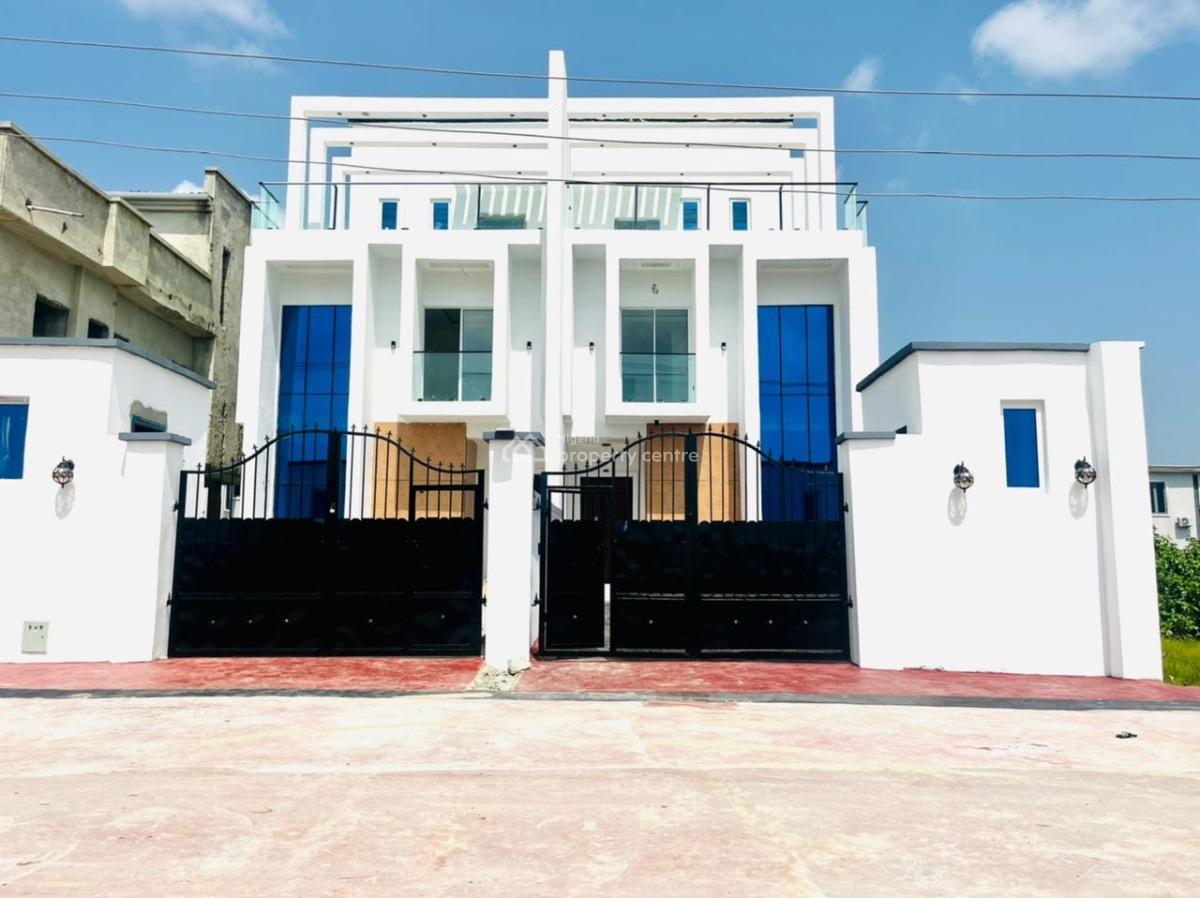 Distressed Luxury Newly Built 4 Bedroom Semi Detached House on 2 Floor, Off Monastery Road, Sangotedo, Ajah, Lagos, Semi-detached Duplex for Sale